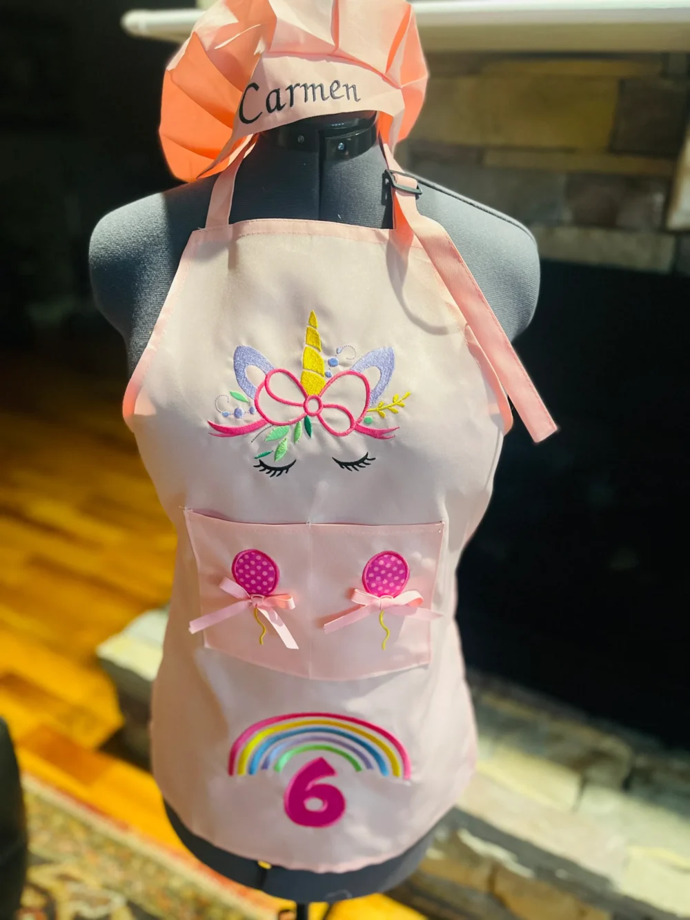 Birthday toddler Custom apron